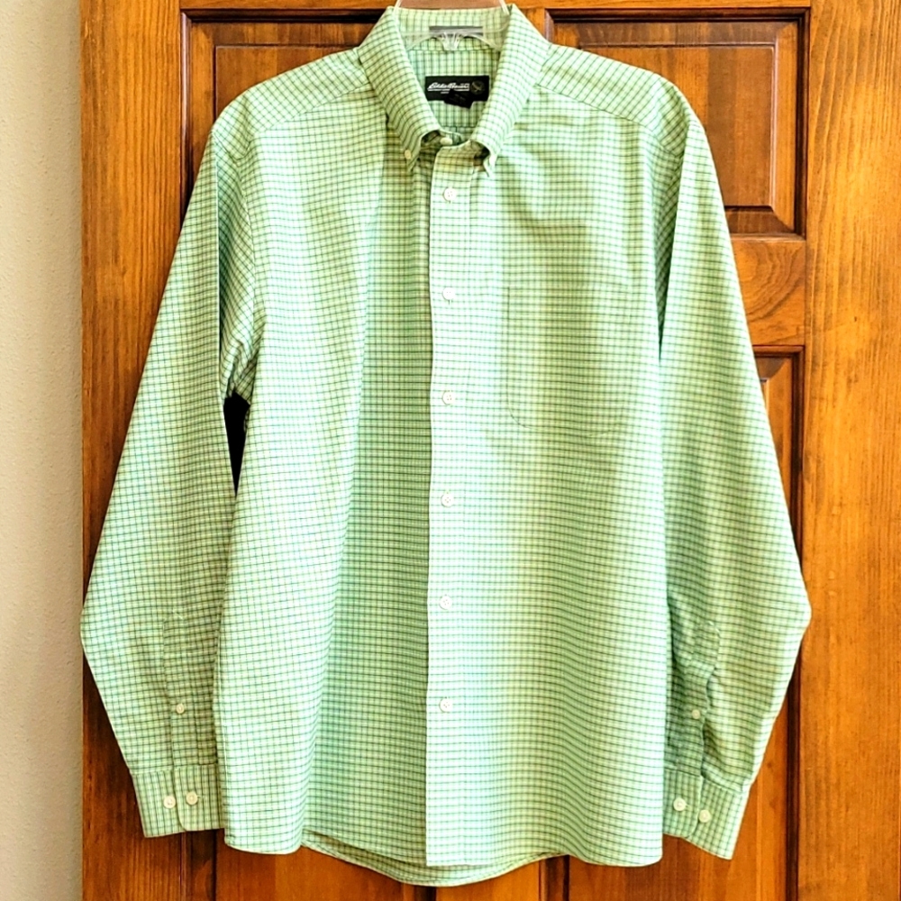 Eddie Bauer men's long sleeve dress shirt - size Large